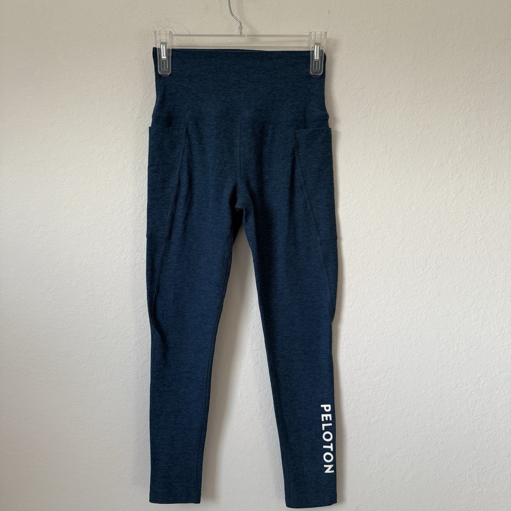 Beyond Yoga x Peloton Women Size Small Blue Leggings Activewear Pants SD3452PE